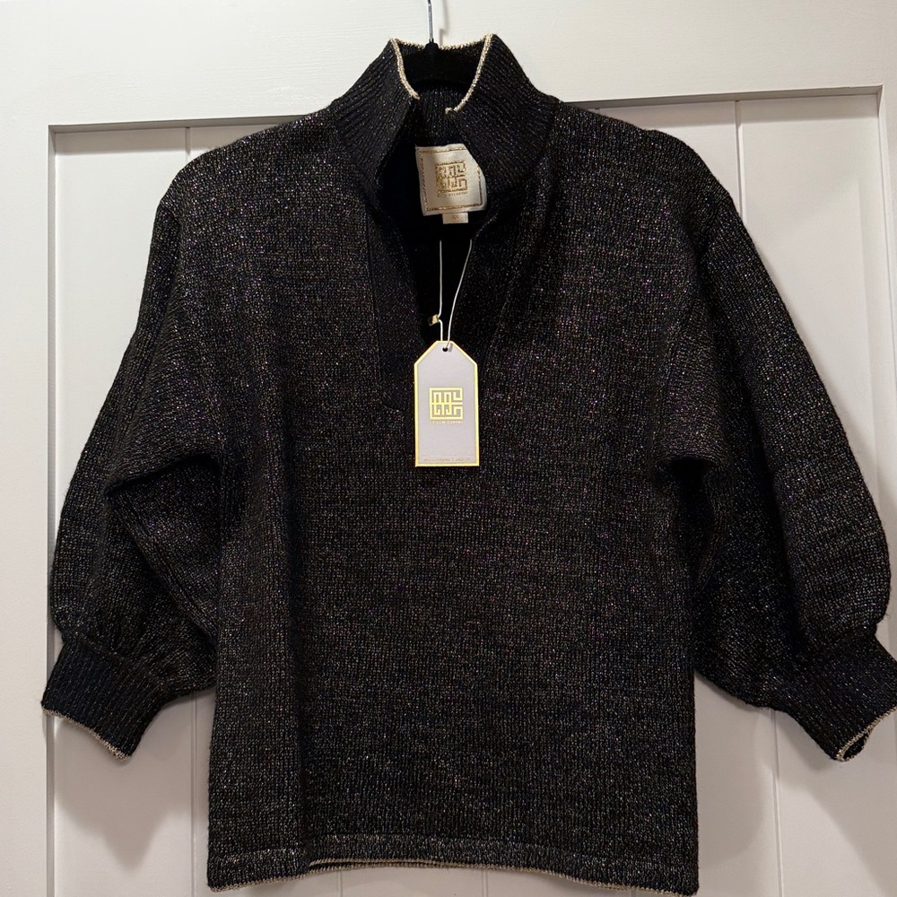 Black V-Neck Sweater